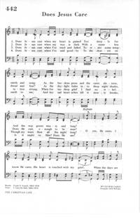 does jesus care lyrics and chords