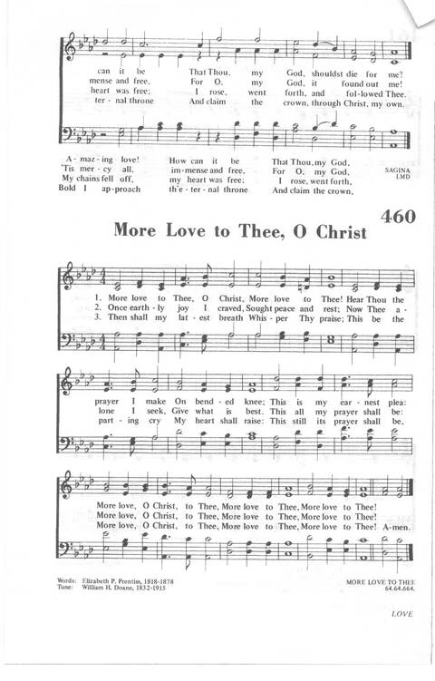 African Methodist Episcopal Church Hymnal page 506