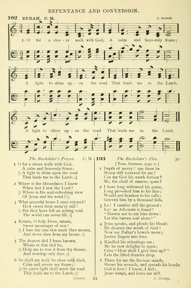 African Methodist Episcopal hymn and tune book: adapted to the doctrine and usages of the church. page 119