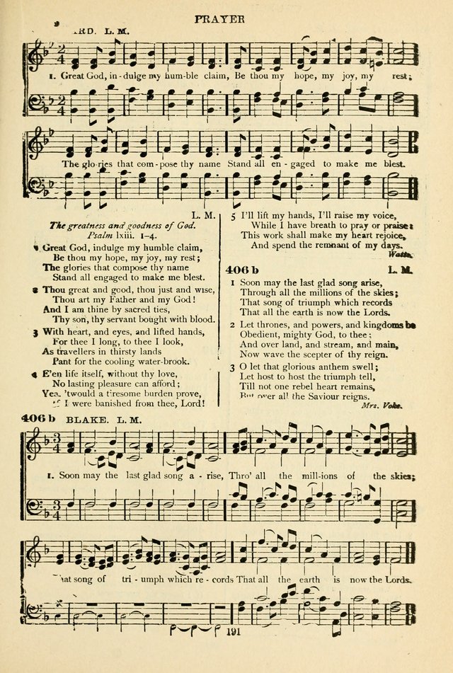 The African Methodist Episcopal Hymn and Tune Book: adapted to the doctrines and usages of the church (6th ed.) page 191