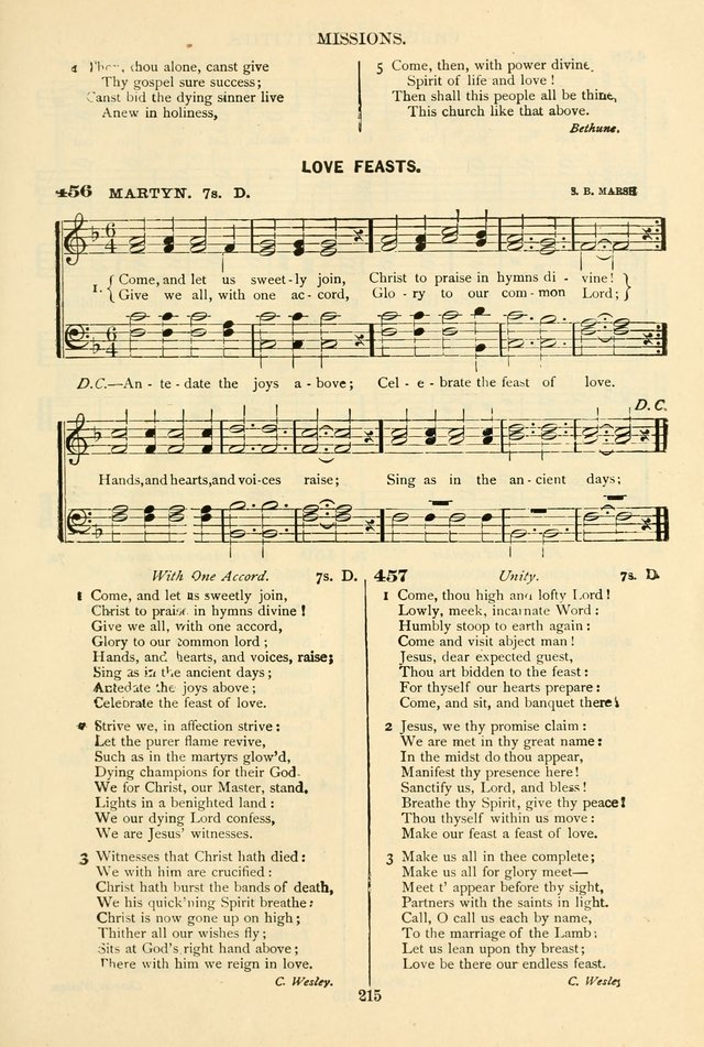 The African Methodist Episcopal Hymn and Tune Book: adapted to the doctrines and usages of the church (6th ed.) page 215