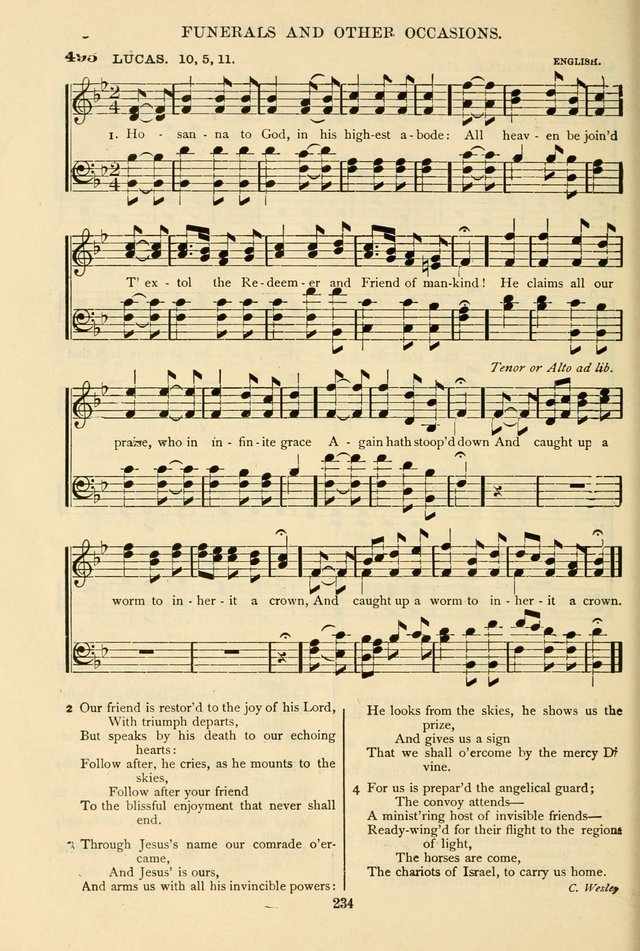 The African Methodist Episcopal Hymn and Tune Book: adapted to the doctrines and usages of the church (6th ed.) page 234
