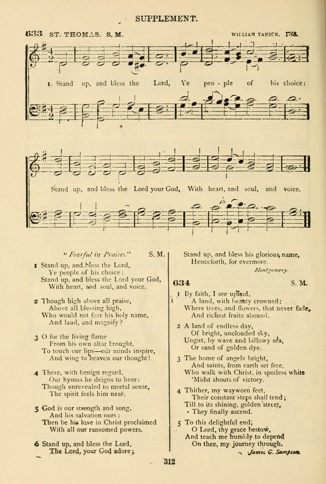 The African Methodist Episcopal Hymn and Tune Book: adapted to the doctrines and usages of the church (6th ed.) page 312