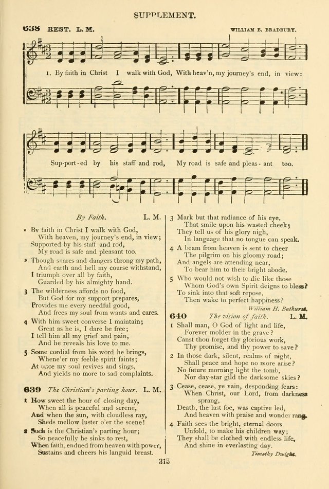 The African Methodist Episcopal Hymn and Tune Book: adapted to the doctrines and usages of the church (6th ed.) page 315