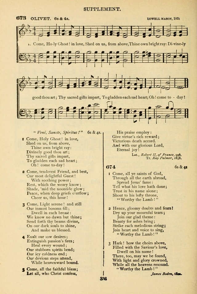 The African Methodist Episcopal Hymn and Tune Book: adapted to the doctrines and usages of the church (6th ed.) page 336