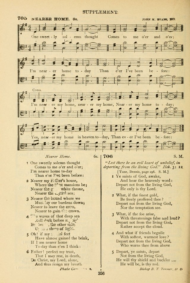 The African Methodist Episcopal Hymn and Tune Book: adapted to the doctrines and usages of the church (6th ed.) page 356