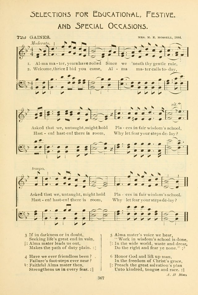 The African Methodist Episcopal Hymn and Tune Book: adapted to the doctrines and usages of the church (6th ed.) page 367