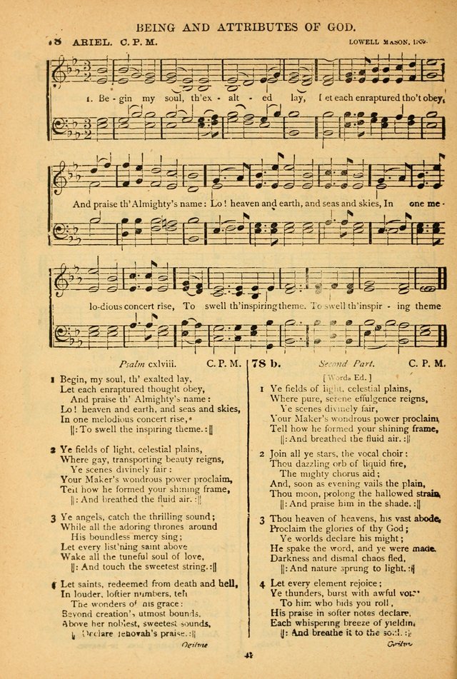 The African Methodist Episcopal Hymn and Tune Book: adapted to the doctrines and usages of the church (6th ed.) page 42