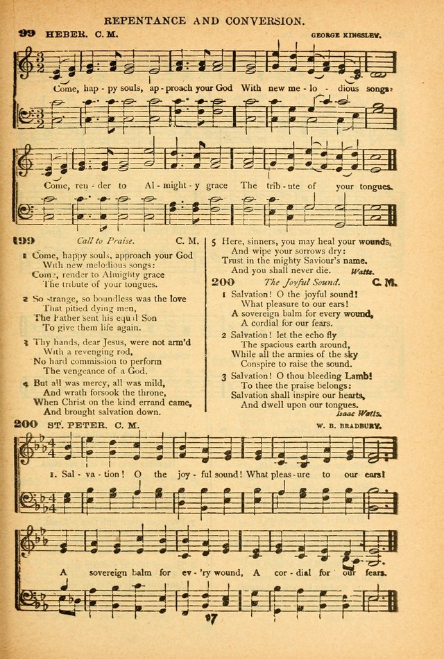 The African Methodist Episcopal Hymn and Tune Book: adapted to the doctrines and usages of the church (6th ed.) page 97
