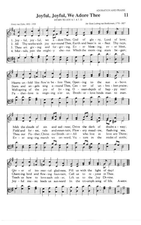 The A.M.E. Zion Hymnal: official hymnal of the African Methodist Episcopal Zion Church page 12