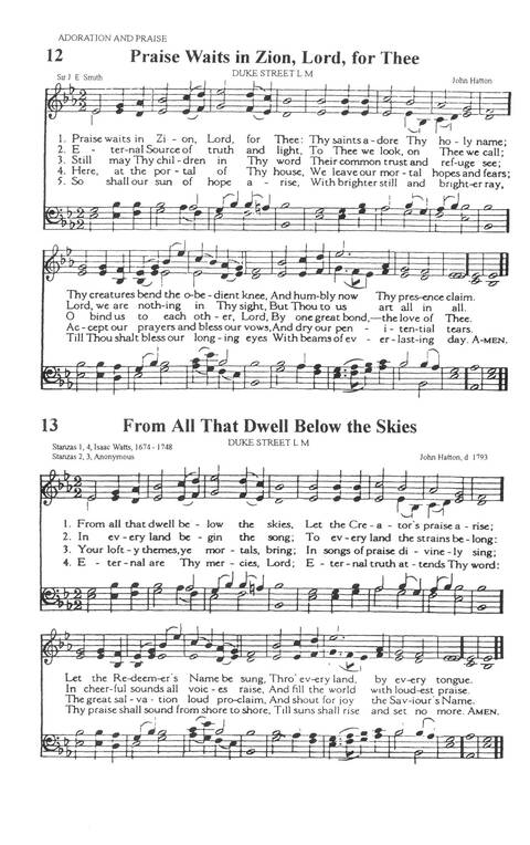 The A.M.E. Zion Hymnal: official hymnal of the African Methodist Episcopal Zion Church page 13