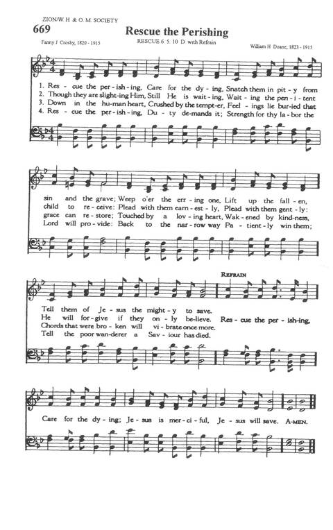 The A.M.E. Zion Hymnal: official hymnal of the African Methodist Episcopal Zion Church page 613