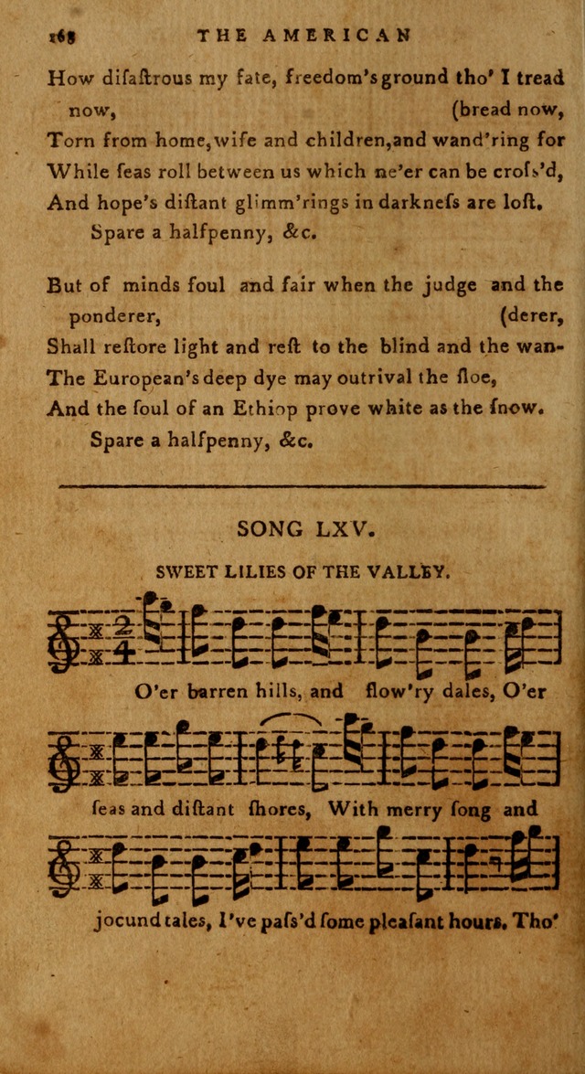 The American Musical Miscellany: a collection of the newest and most approved songs, set to music page 154