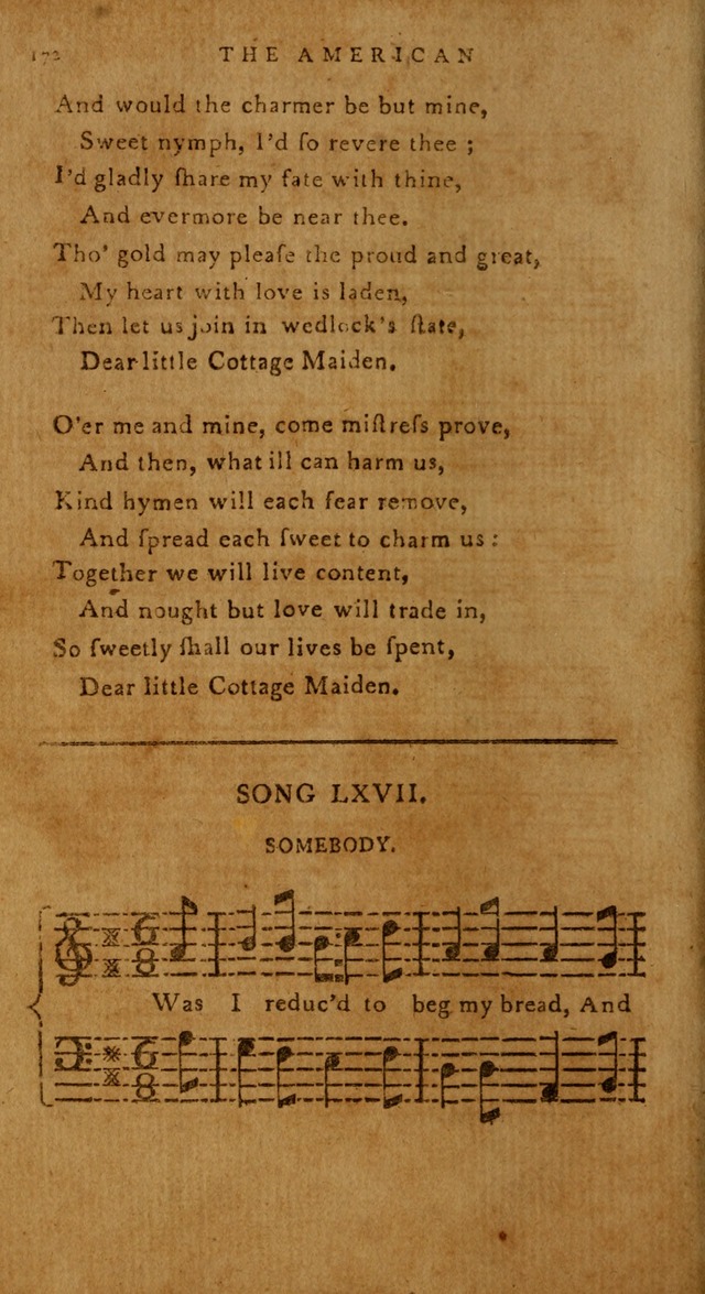 The American Musical Miscellany: a collection of the newest and most approved songs, set to music page 158