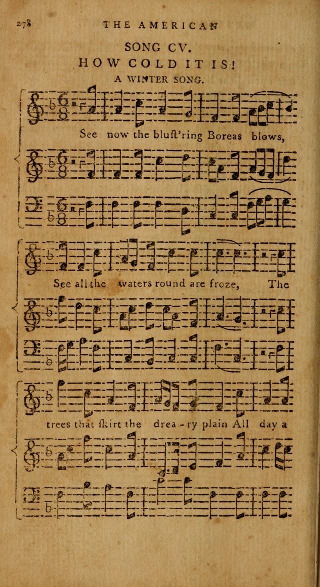 The American Musical Miscellany: a collection of the newest and most approved songs, set to music page 264