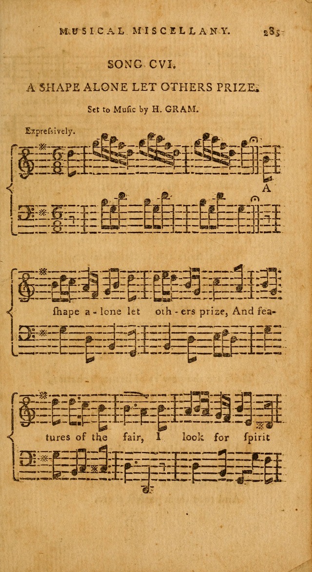 The American Musical Miscellany: a collection of the newest and most approved songs, set to music page 271