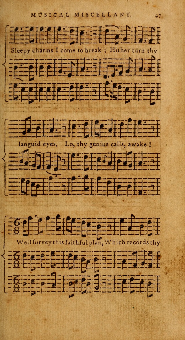 The American Musical Miscellany: a collection of the newest and most approved songs, set to music page 35