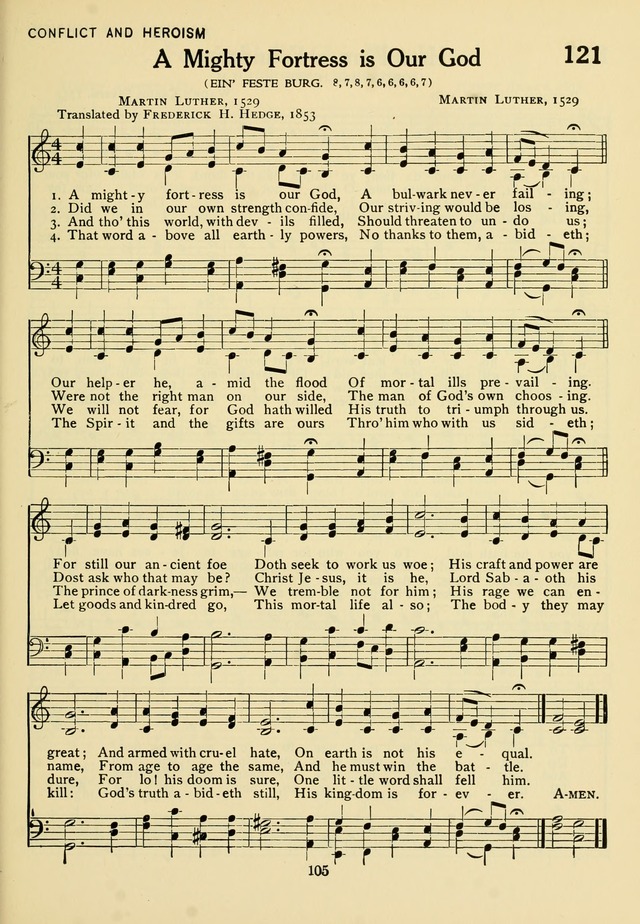The Army and Navy Hymnal page 105