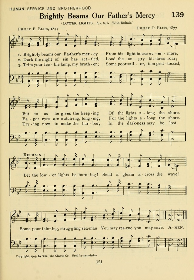 The Army and Navy Hymnal page 121