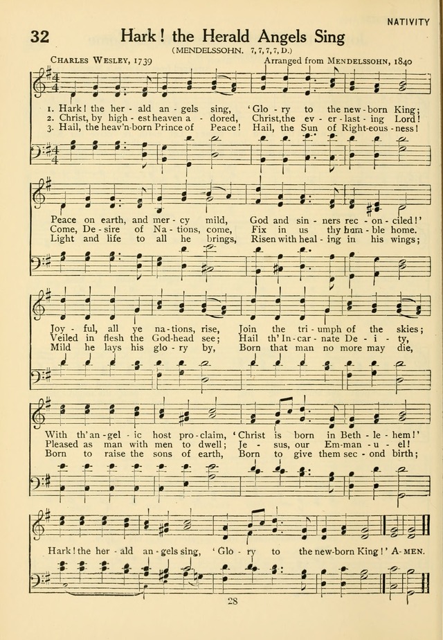 The Army and Navy Hymnal page 28