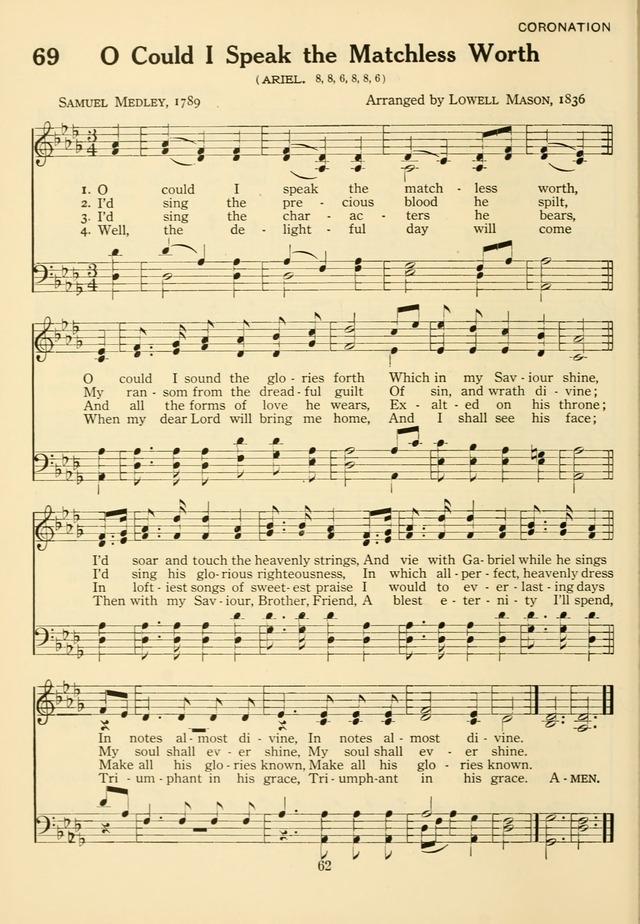 The Army and Navy Hymnal page 62