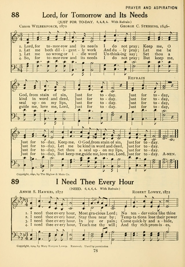 The Army and Navy Hymnal page 78