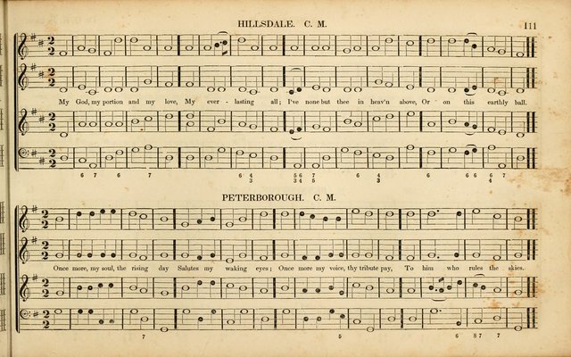 American Psalmody: a collection of sacred music, comprising a great variety of psalm, and hymn tunes, set-pieces, anthems and chants, arranged with a figured bass for the organ...(3rd ed.) page 108