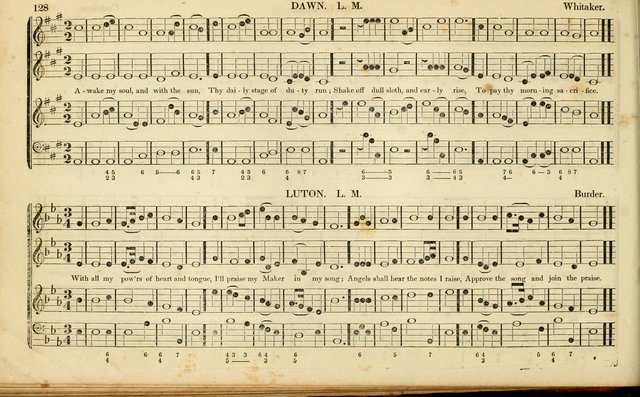 American Psalmody: a collection of sacred music, comprising a great variety of psalm, and hymn tunes, set-pieces, anthems and chants, arranged with a figured bass for the organ...(3rd ed.) page 125