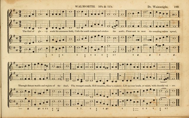 American Psalmody: a collection of sacred music, comprising a great variety of psalm, and hymn tunes, set-pieces, anthems and chants, arranged with a figured bass for the organ...(3rd ed.) page 196