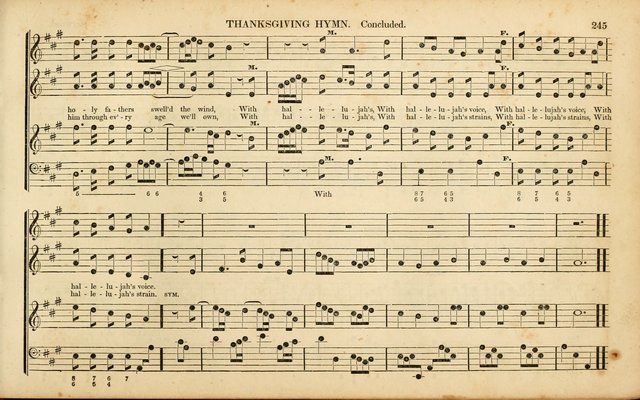 American Psalmody: a collection of sacred music, comprising a great variety of psalm, and hymn tunes, set-pieces, anthems and chants, arranged with a figured bass for the organ...(3rd ed.) page 242