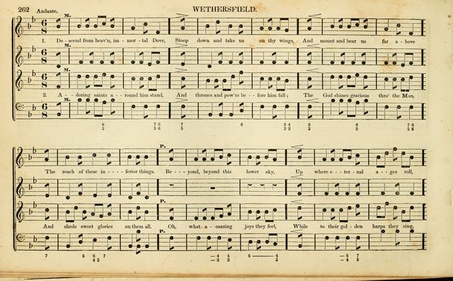 American Psalmody: a collection of sacred music, comprising a great variety of psalm, and hymn tunes, set-pieces, anthems and chants, arranged with a figured bass for the organ...(3rd ed.) page 259