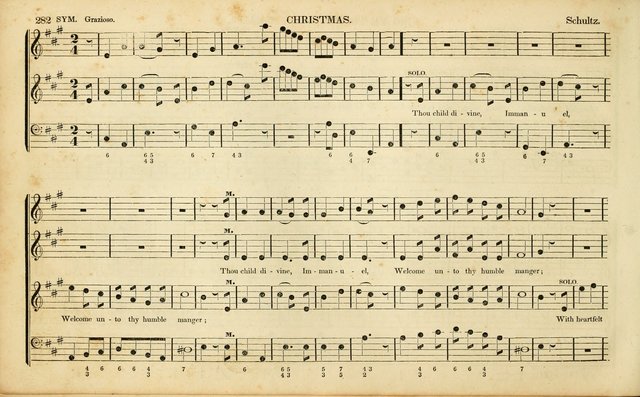 American Psalmody: a collection of sacred music, comprising a great variety of psalm, and hymn tunes, set-pieces, anthems and chants, arranged with a figured bass for the organ...(3rd ed.) page 279