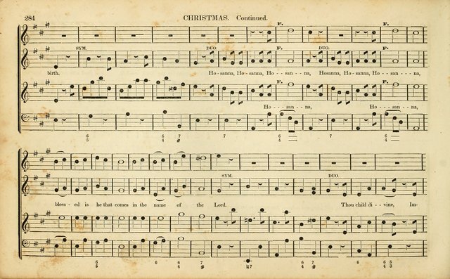 American Psalmody: a collection of sacred music, comprising a great variety of psalm, and hymn tunes, set-pieces, anthems and chants, arranged with a figured bass for the organ...(3rd ed.) page 281