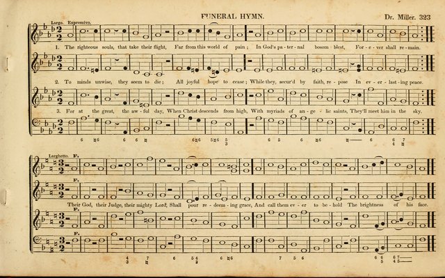 American Psalmody: a collection of sacred music, comprising a great variety of psalm, and hymn tunes, set-pieces, anthems and chants, arranged with a figured bass for the organ...(3rd ed.) page 320