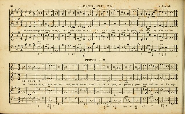 American Psalmody: a collection of sacred music, comprising a great variety of psalm, and hymn tunes, set-pieces, anthems and chants, arranged with a figured bass for the organ...(3rd ed.) page 79