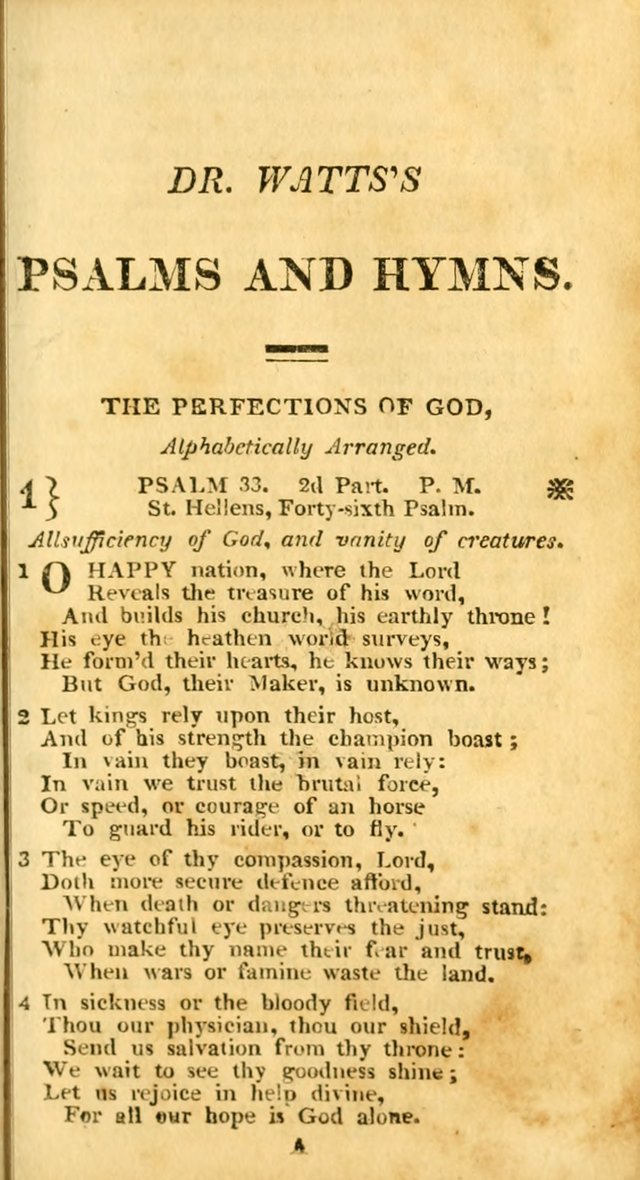 An arrangement of the Psalms, hymns, and spiritual songs of the Rev. Isaac Watts, D.D.: to which is added a supplement, being a selection of more than three hundred hymns from the most approved author page 104
