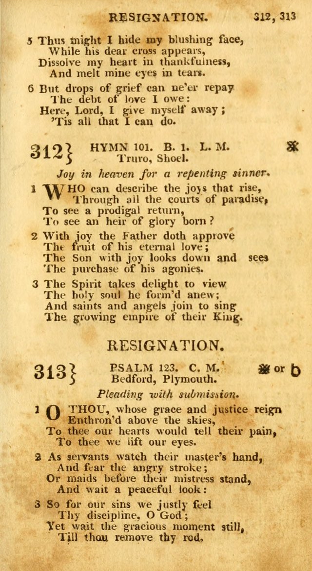 An arrangement of the Psalms, hymns, and spiritual songs of the Rev. Isaac Watts, D.D.: to which is added a supplement, being a selection of more than three hundred hymns from the most approved author page 322
