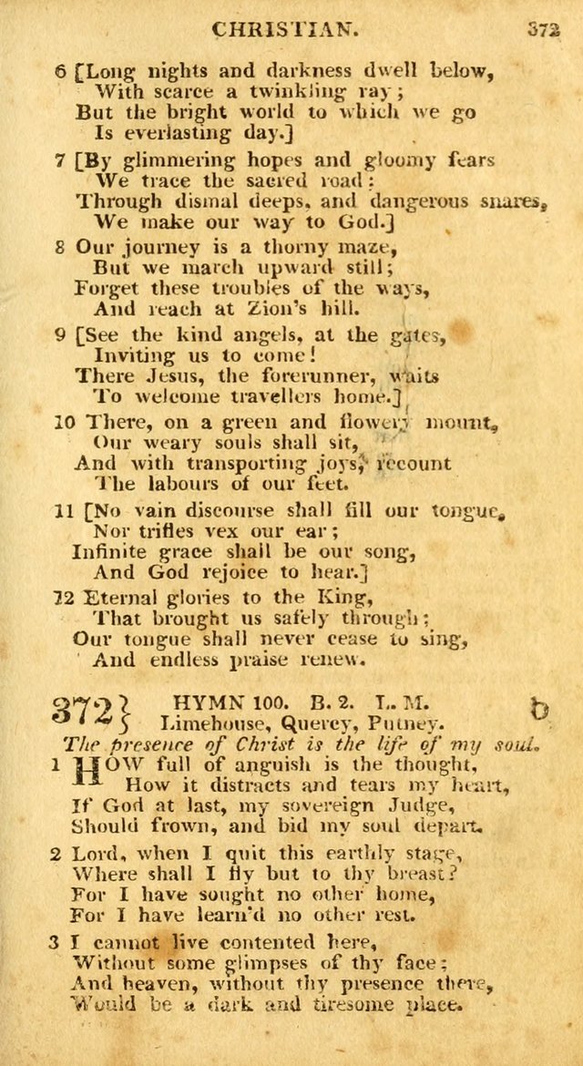 An arrangement of the Psalms, hymns, and spiritual songs of the Rev. Isaac Watts, D.D.: to which is added a supplement, being a selection of more than three hundred hymns from the most approved author page 362