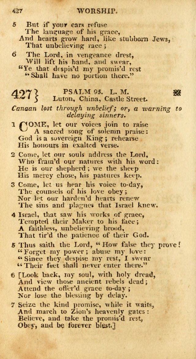 An arrangement of the Psalms, hymns, and spiritual songs of the Rev. Isaac Watts, D.D.: to which is added a supplement, being a selection of more than three hundred hymns from the most approved author page 399