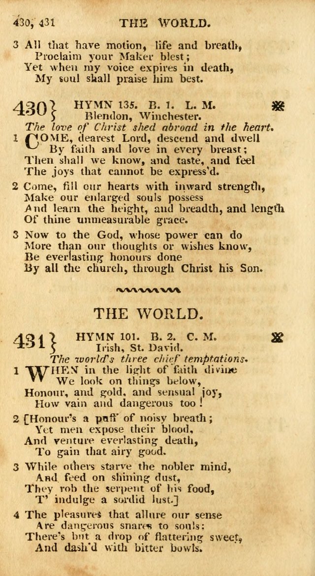 An arrangement of the Psalms, hymns, and spiritual songs of the Rev. Isaac Watts, D.D.: to which is added a supplement, being a selection of more than three hundred hymns from the most approved author page 401