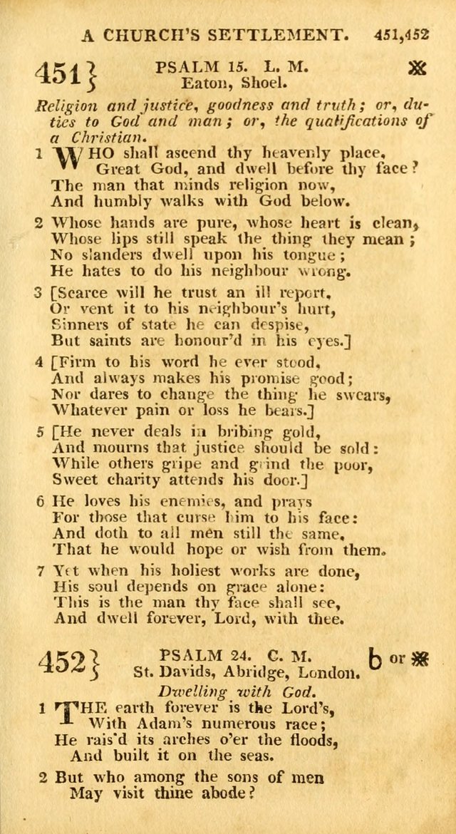 An arrangement of the Psalms, hymns, and spiritual songs of the Rev. Isaac Watts, D.D.: to which is added a supplement, being a selection of more than three hundred hymns from the most approved author page 418