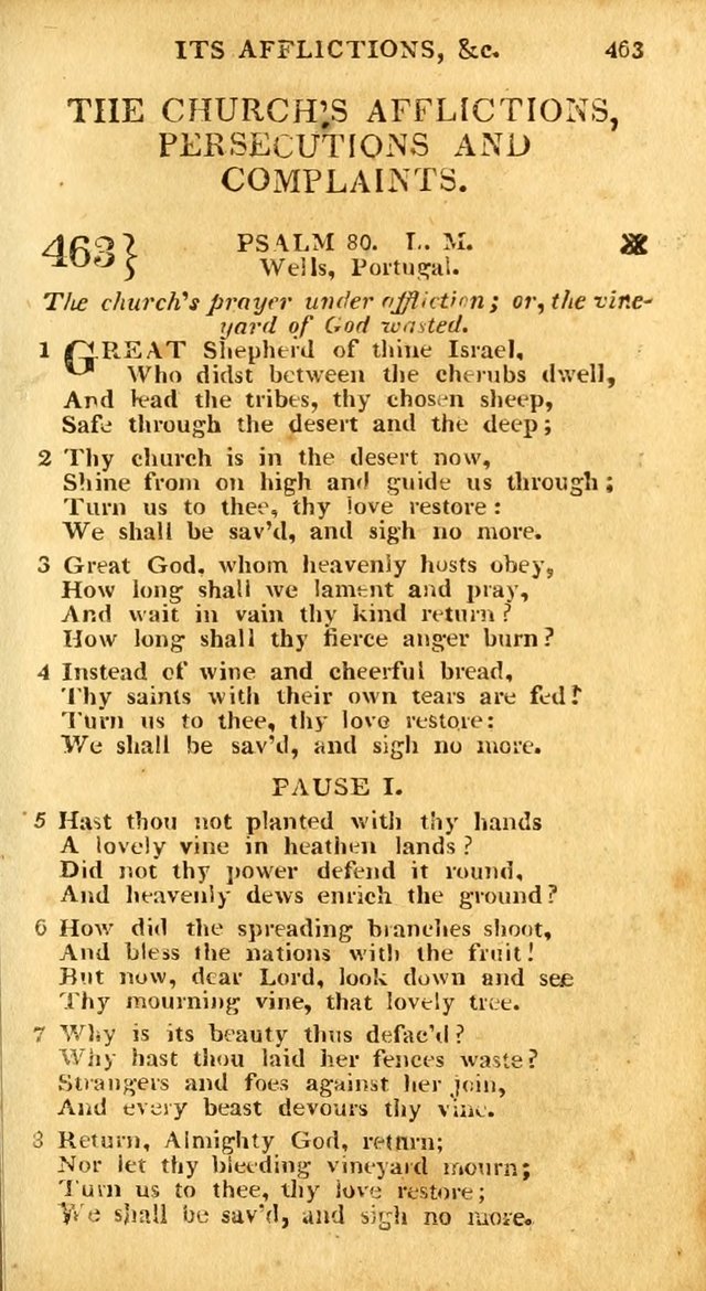 An arrangement of the Psalms, hymns, and spiritual songs of the Rev. Isaac Watts, D.D.: to which is added a supplement, being a selection of more than three hundred hymns from the most approved author page 426