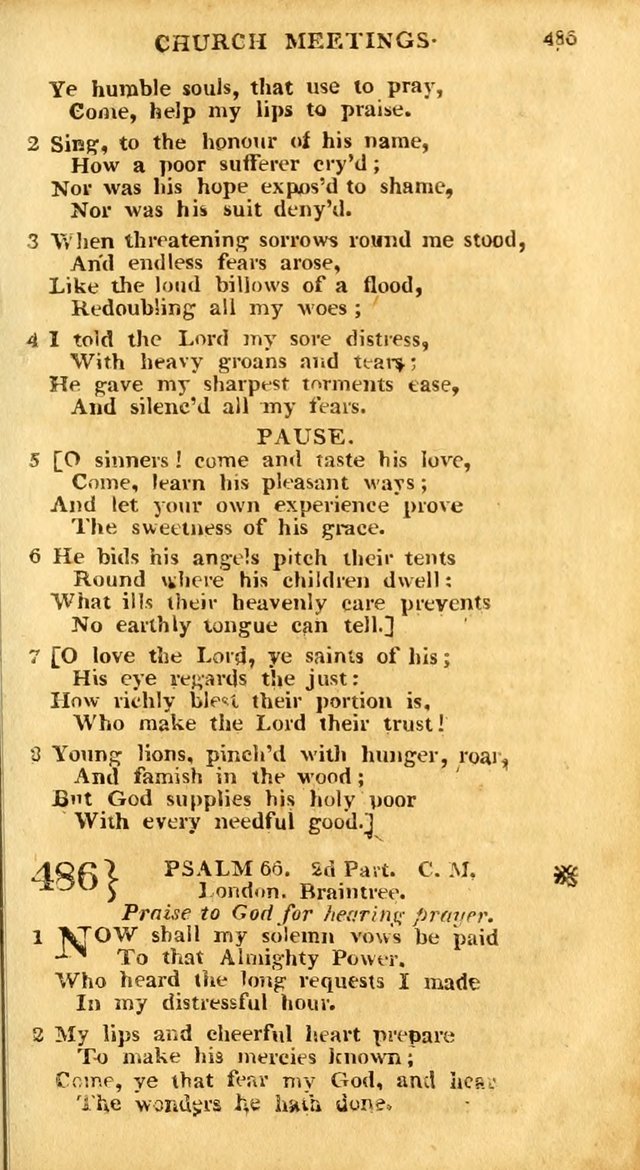 An arrangement of the Psalms, hymns, and spiritual songs of the Rev. Isaac Watts, D.D.: to which is added a supplement, being a selection of more than three hundred hymns from the most approved author page 442