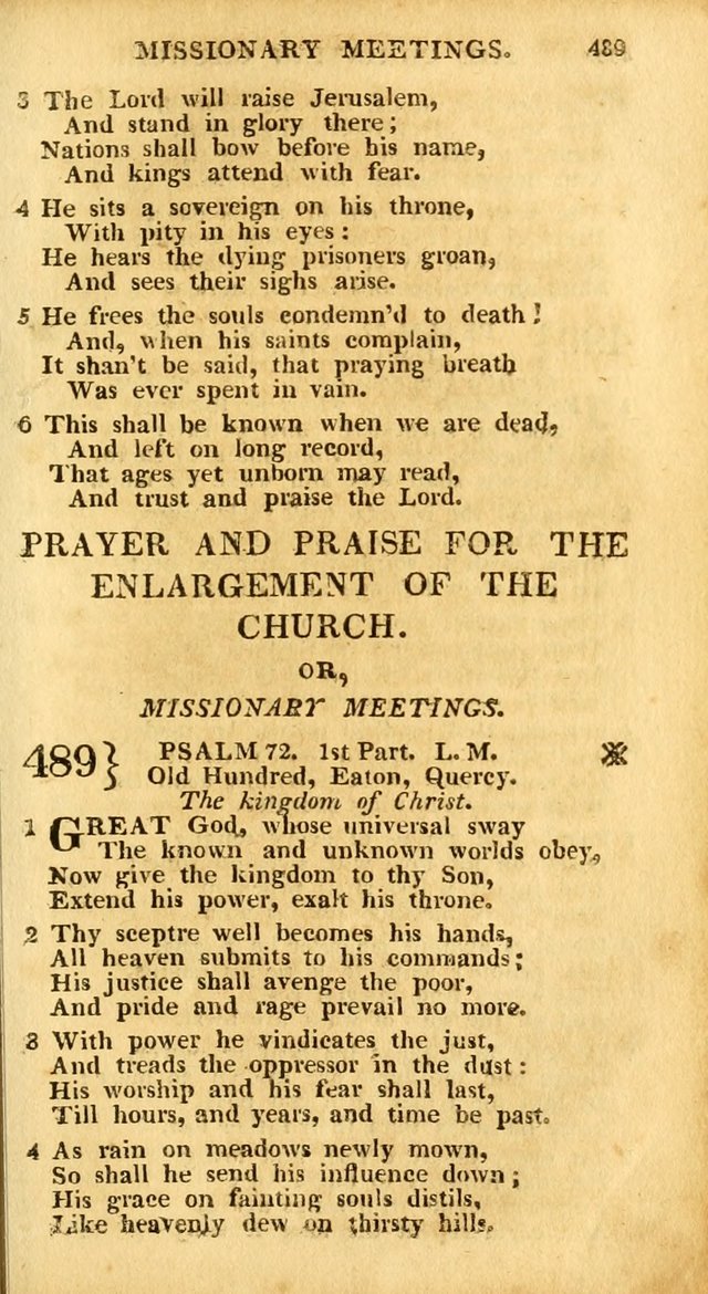 An arrangement of the Psalms, hymns, and spiritual songs of the Rev. Isaac Watts, D.D.: to which is added a supplement, being a selection of more than three hundred hymns from the most approved author page 444