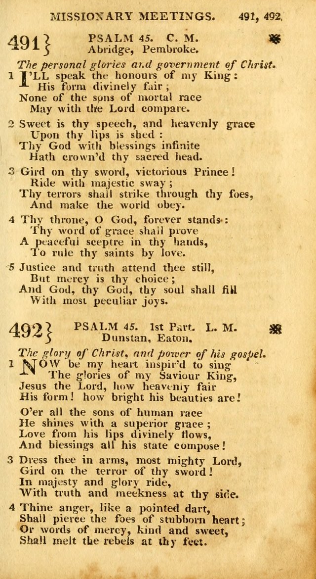 An arrangement of the Psalms, hymns, and spiritual songs of the Rev. Isaac Watts, D.D.: to which is added a supplement, being a selection of more than three hundred hymns from the most approved author page 446
