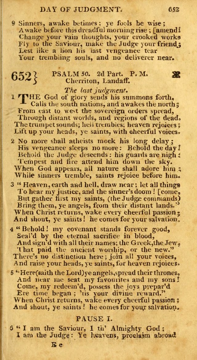 An arrangement of the Psalms, hymns, and spiritual songs of the Rev. Isaac Watts, D.D.: to which is added a supplement, being a selection of more than three hundred hymns from the most approved author page 552