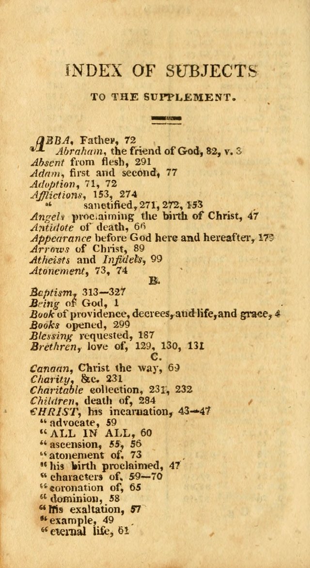 An arrangement of the Psalms, hymns, and spiritual songs of the Rev. Isaac Watts, D.D.: to which is added a supplement, being a selection of more than three hundred hymns from the most approved author page 585