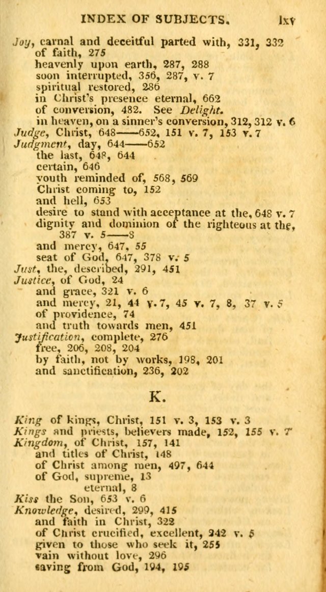 An arrangement of the Psalms, hymns, and spiritual songs of the Rev. Isaac Watts, D.D.: to which is added a supplement, being a selection of more than three hundred hymns from the most approved author page 72