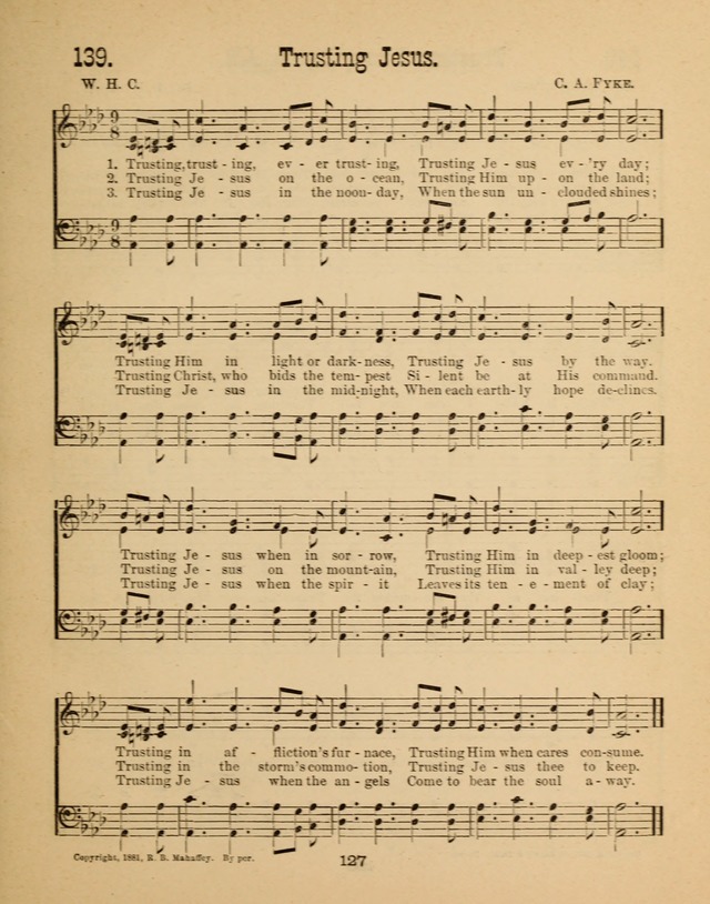 Augsburg Songs for Sunday Schools and other services page 127