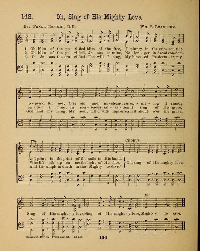 Augsburg Songs for Sunday Schools and other services page 134